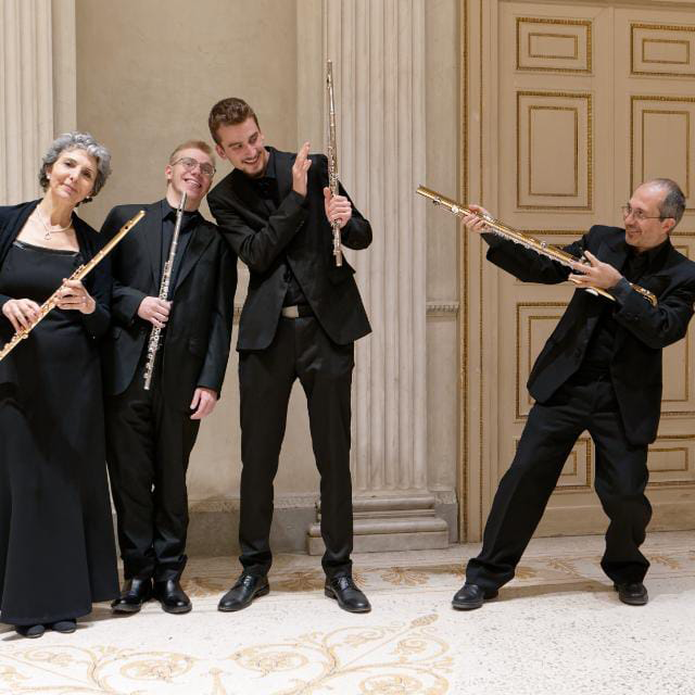 Flautisti all'opera
